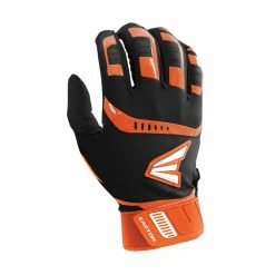 Easton Australia EASTON WALK OFF BATTING GLOVE BLACK ORANGE