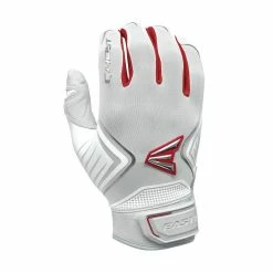 Easton Australia EASTON GHOST FASTPITCH BATTING GLOVES WHITE RED