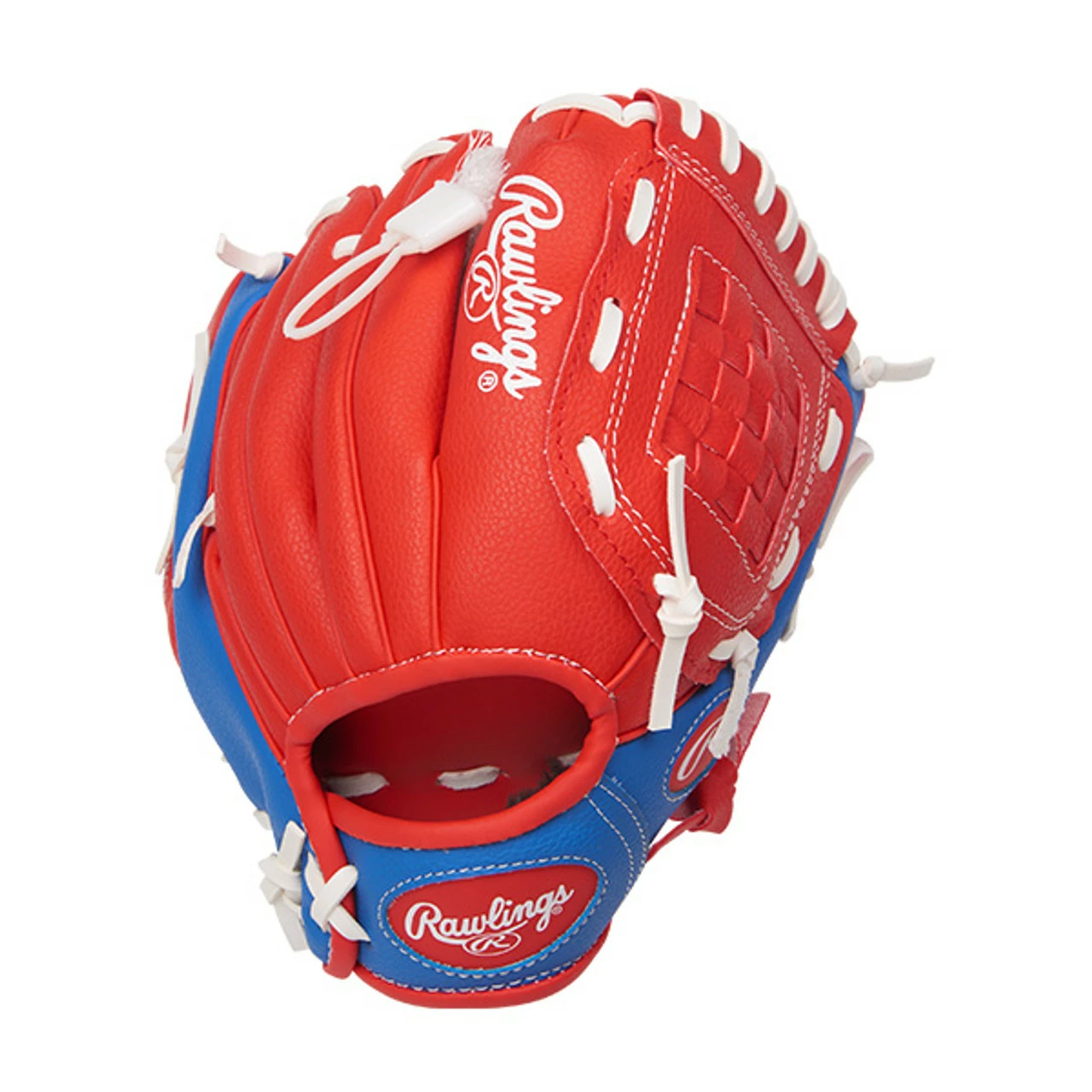 Rawlings Pl91+ball Player Glove With Ball Red/Blue 1 Rawlings Pl91+ball Player Glove With Ball Red/Blue