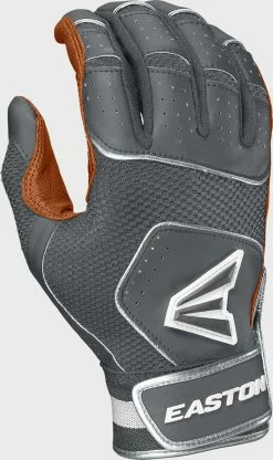 Easton Australia ADULT WALK-OFF NX BATTING GLOVES CAMEL GREY