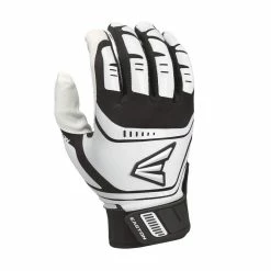 Easton Australia EASTON WALK-OFF POWER LEVERAGE BATTING GLOVES WHITE BLACK