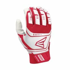 Easton Australia EASTON WALK-OFF POWER LEVERAGE BATTING GLOVES WHITE RED