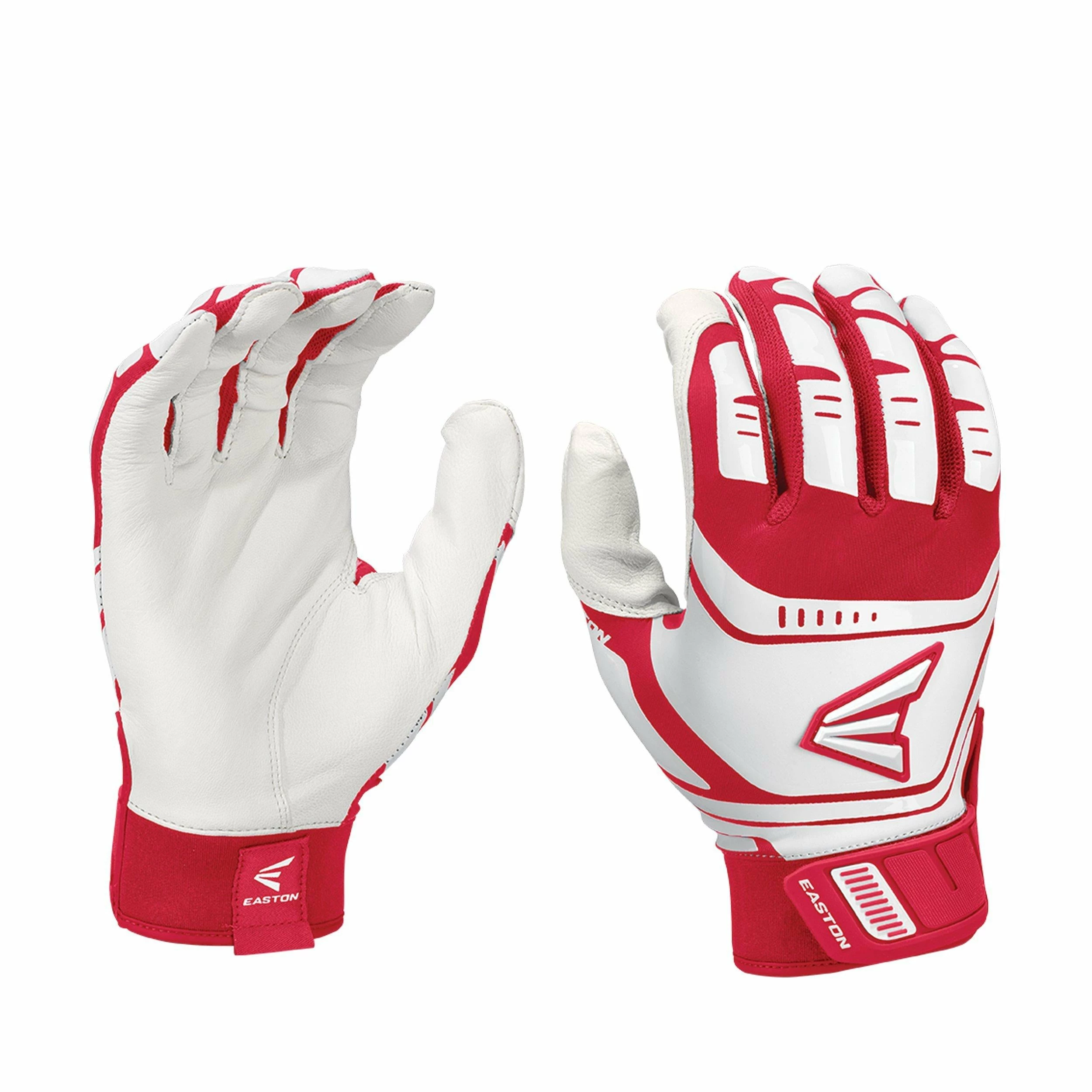 Easton Australia EASTON WALK-OFF POWER LEVERAGE BATTING GLOVES WHITE RED 3 Easton Australia EASTON WALK-OFF POWER LEVERAGE BATTING GLOVES WHITE RED - Image 3