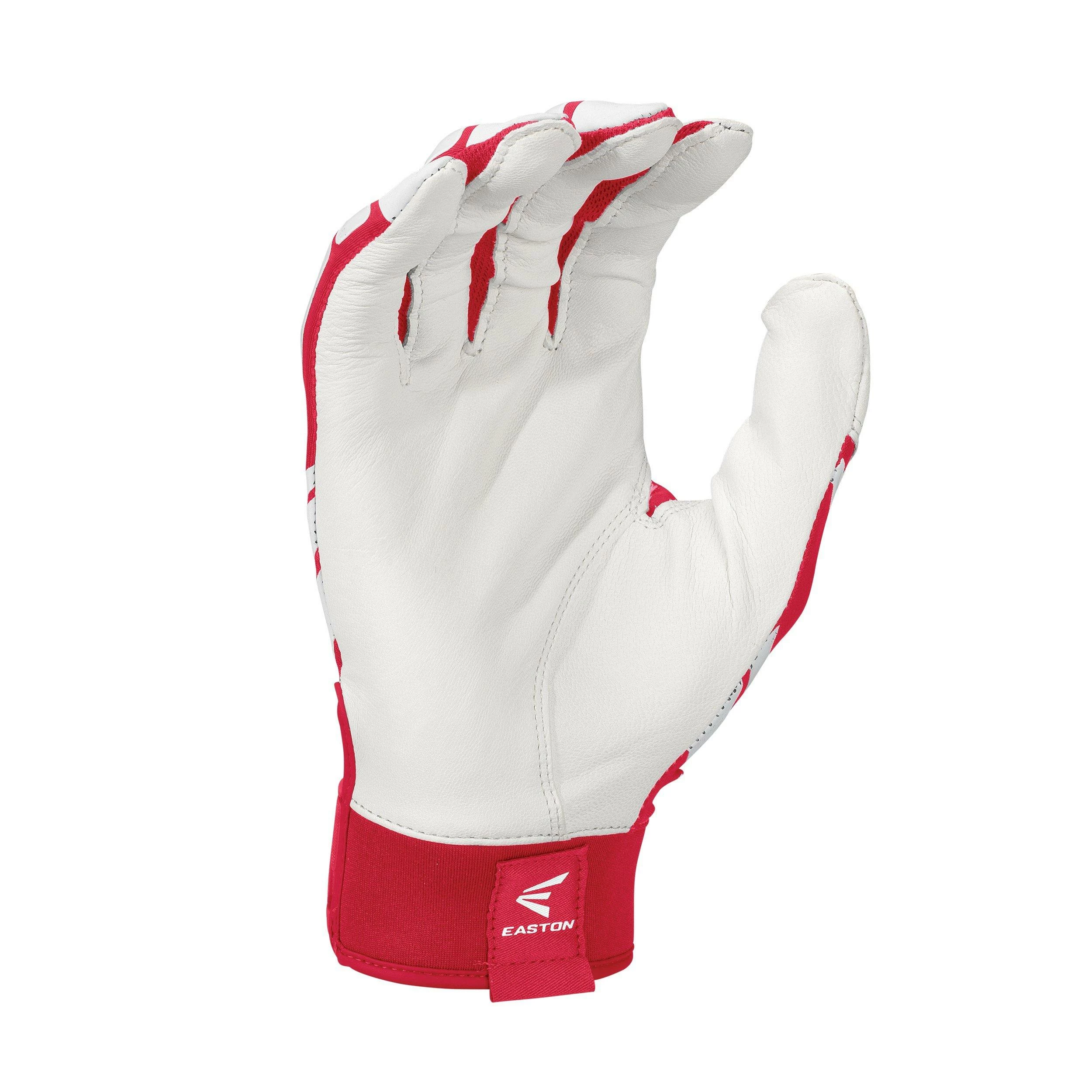 Easton Australia EASTON WALK-OFF POWER LEVERAGE BATTING GLOVES WHITE RED 2 Easton Australia EASTON WALK-OFF POWER LEVERAGE BATTING GLOVES WHITE RED - Image 2