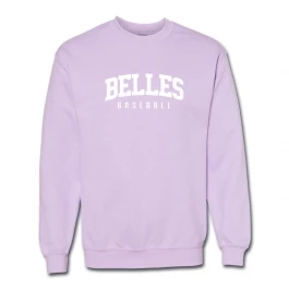 Belles Baseball Text Sweatshirt 1 Belles Baseball Text Sweatshirt