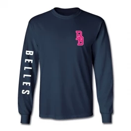 Belles Baseball LS Logo Tee 1 Belles Baseball LS Logo Tee
